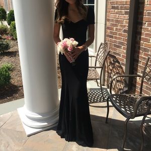 Reformation black dress